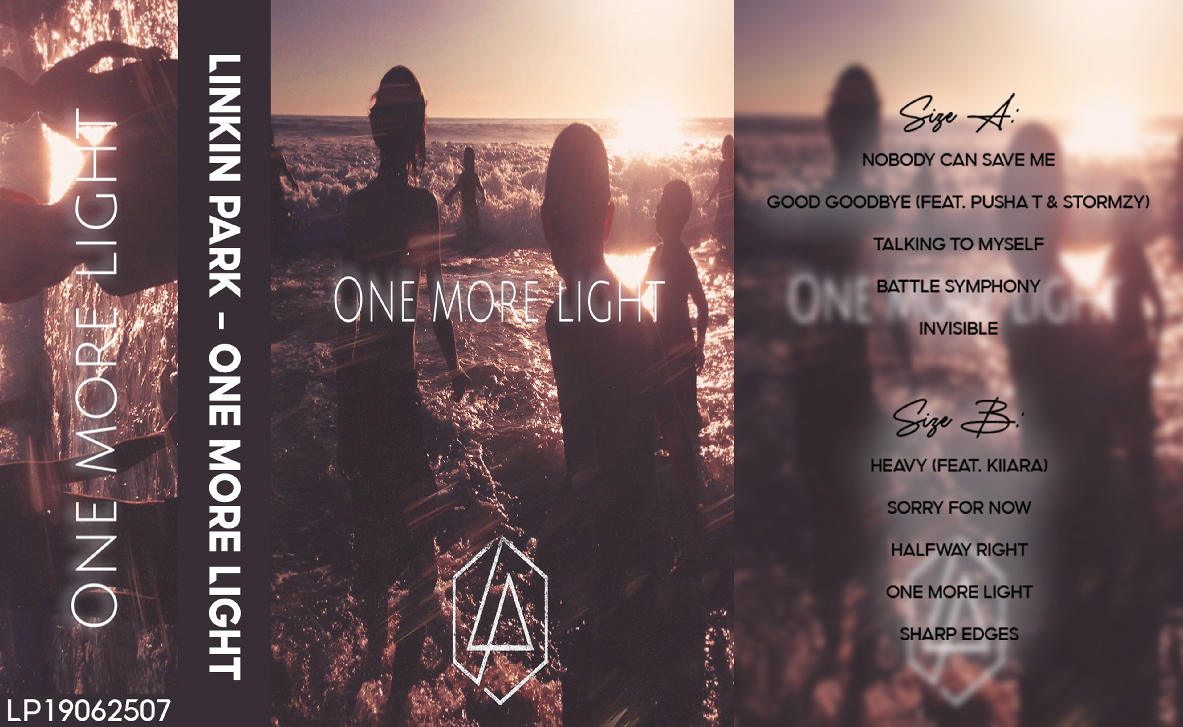 Linkin Park – One More Light Fanmade Analog Cassette Tape| Pop Alternative Rock Collectible