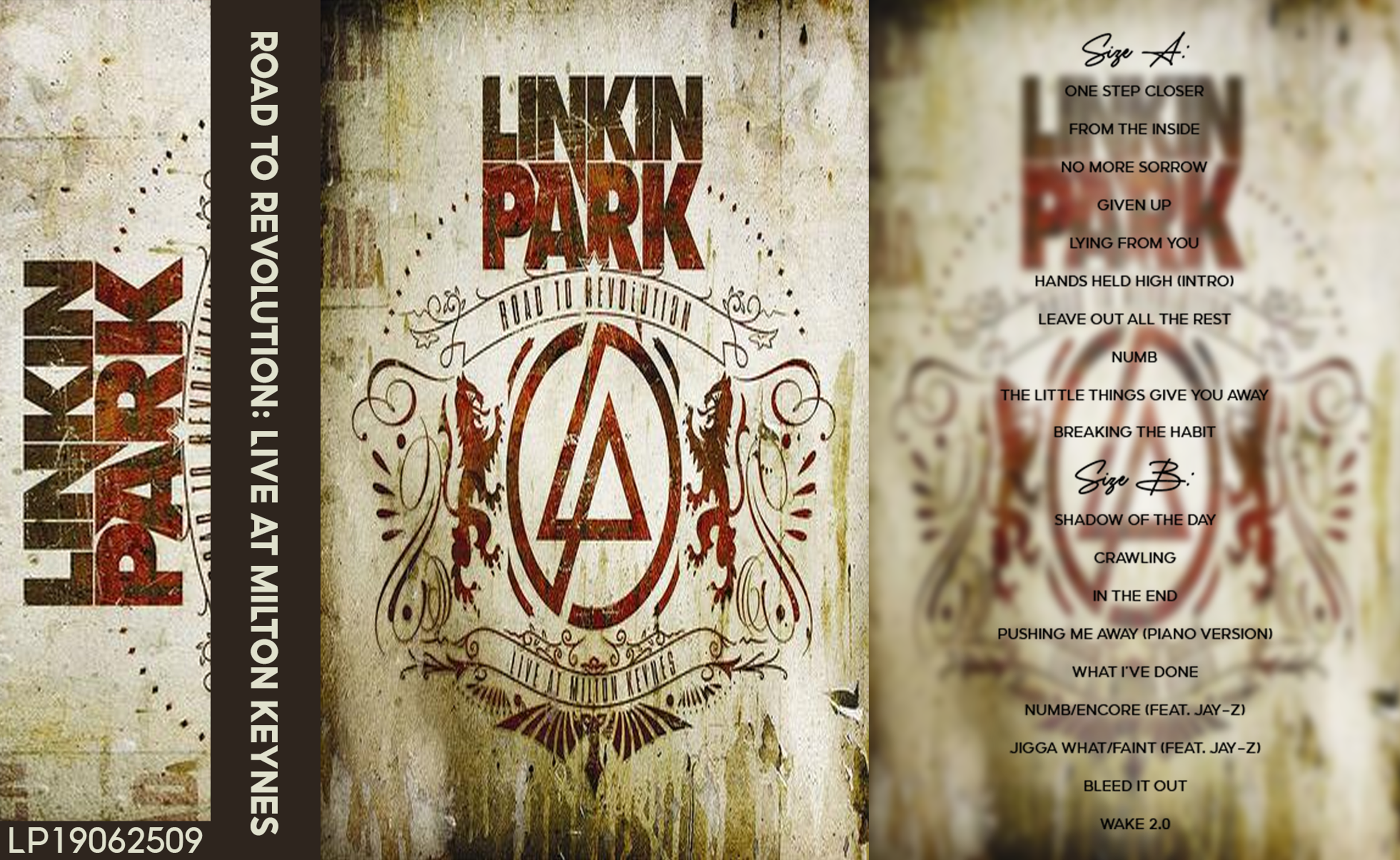 Linkin Park – Road to Revolution: Live at Milton Keynes Fanmade Analog Cassette Tape| Live Album Alternative Rock Collectible