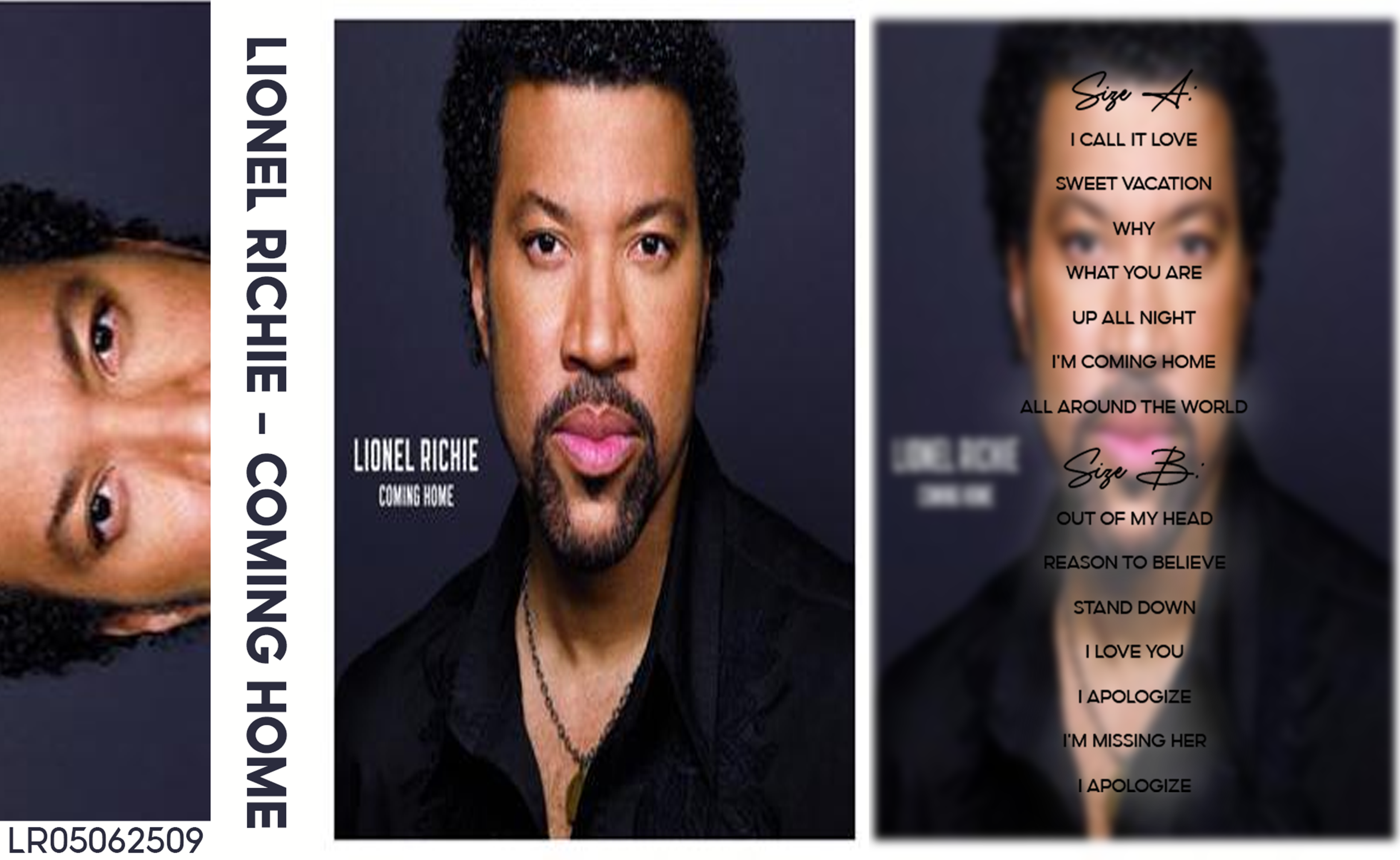 Lionel Richie – Coming Home Fanmade Analog Cassette Tape | Soul Pop R&B Collectible
