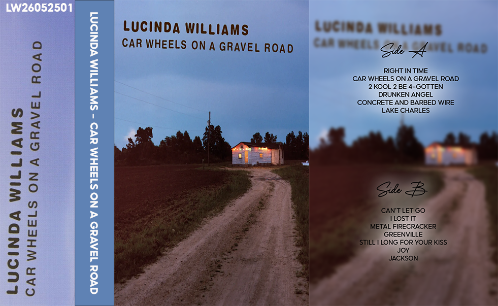 Lucinda Williams – The Ghosts of Highway 20 Fanmade Analog Cassette Tape | 2016 Americana / Folk Rock Album | Retro Cassette Collectible