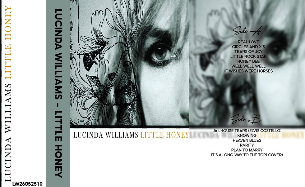 Lucinda Williams – Little Honey Fanmade Analog Cassette Tape | Americana Folk Rock Vintage Cassette Collectible
