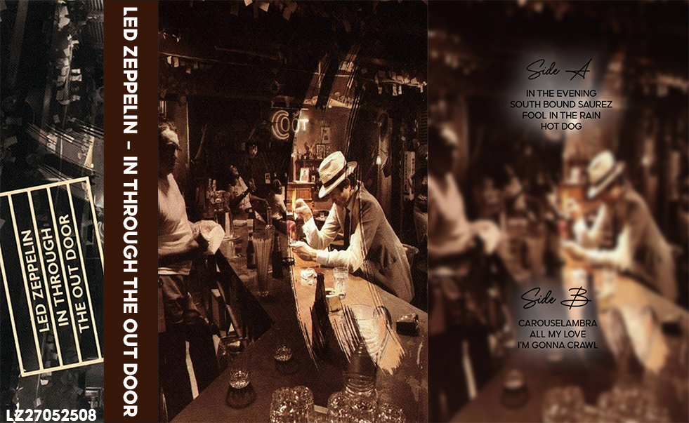 Led Zeppelin – In Through the Out Door Fanmade Analog Cassette Tape | 1979 Classic Rock Album | Retro Cassette Collectible