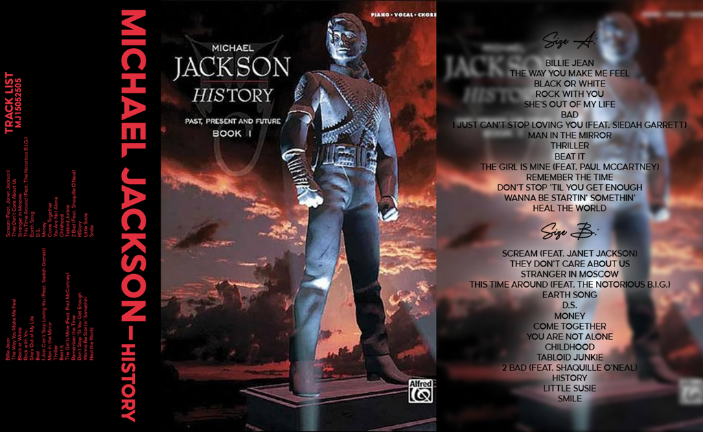 Michael Jackson – HIStory: Past, Present and Future Book I Fanmade Analog Cassette Tape | Pop R&B Vintage Cassette Collectible