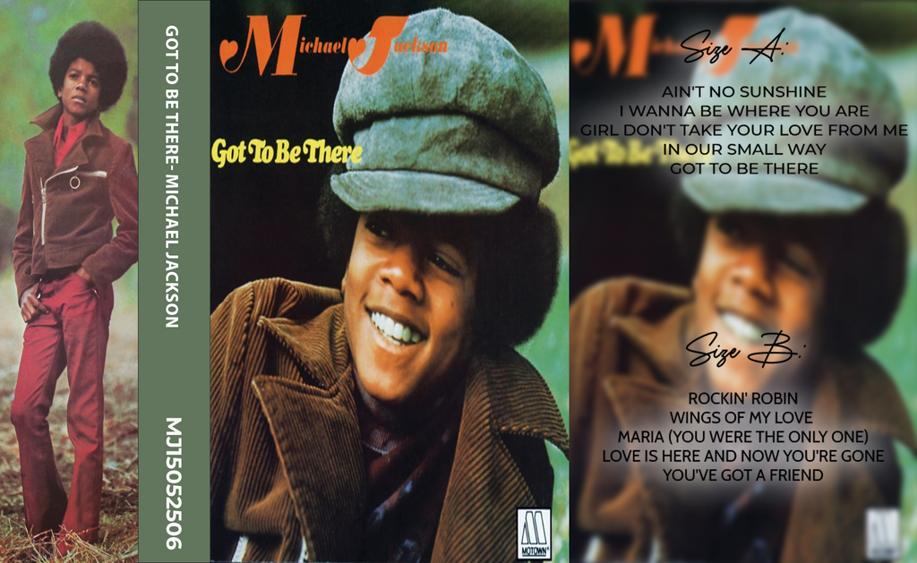 Michael Jackson – Got to Be There Fanmade Analog Cassette Tape | Soul Pop Vintage Cassette Collectible