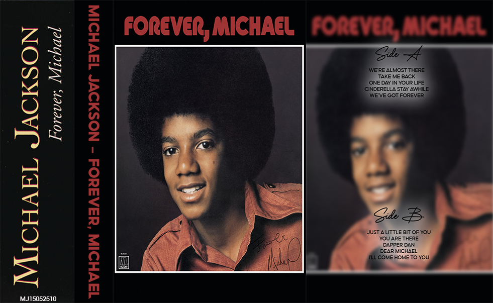 Michael Jackson – Forever, Michael Fanmade Analog Cassette Tape | Soul R&B Vintage Cassette Collectible