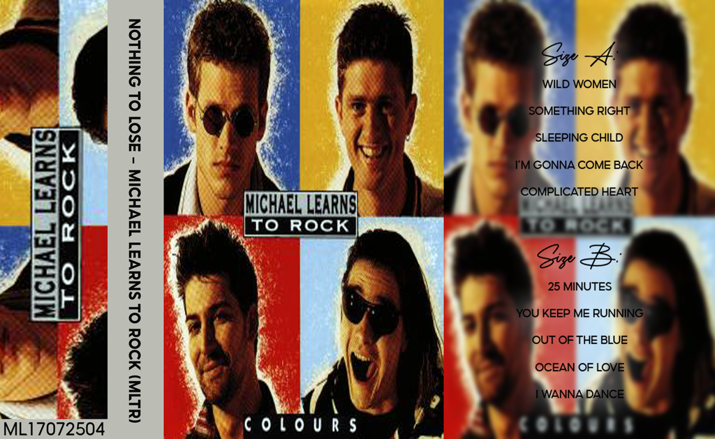 Michael Learns to Rock – Colours Fanmade Analog Cassette Tape | Soft Rock Pop Album Collectible | 90s Ballad Style | Retro Music Gift