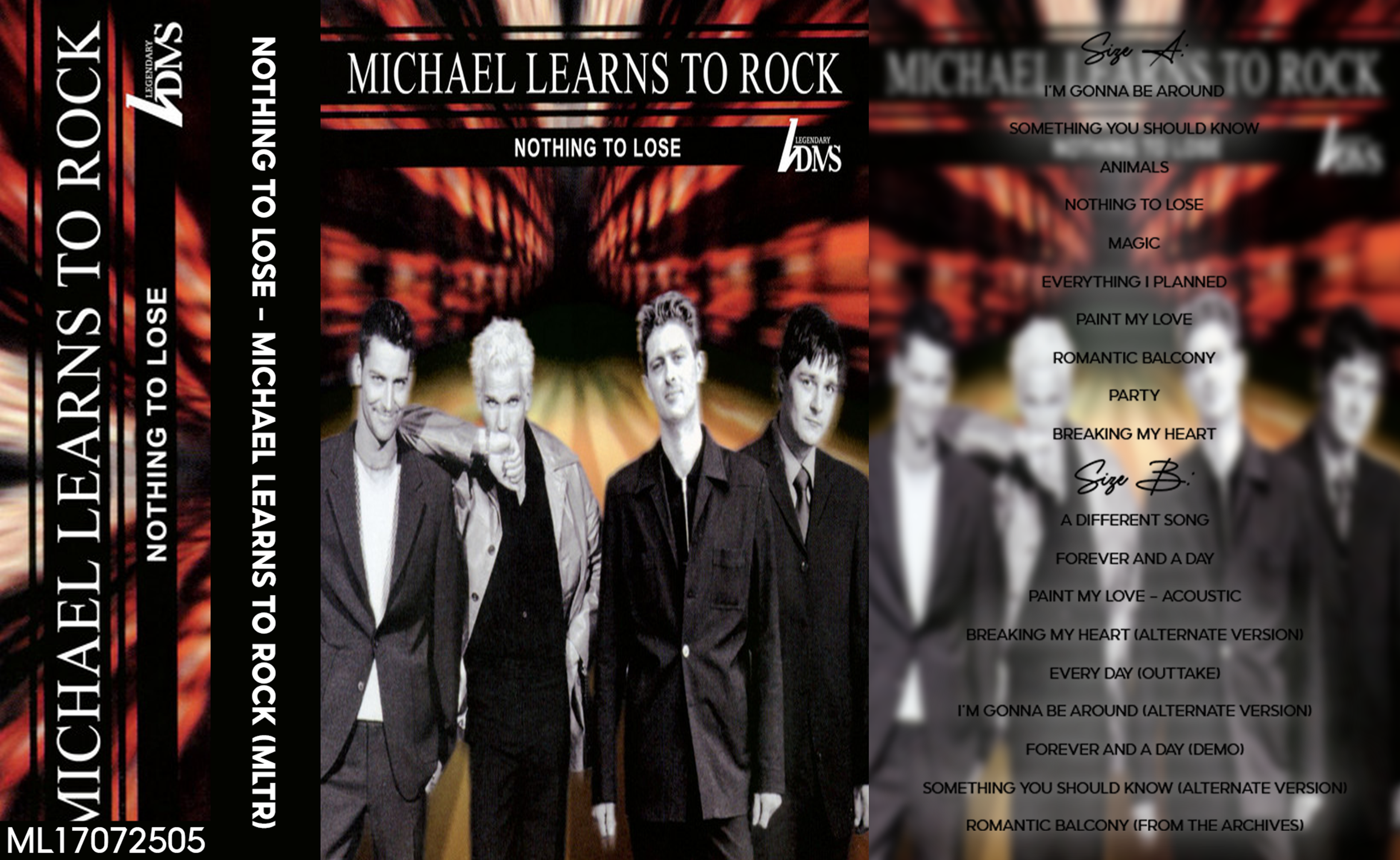 Michael Learns to Rock – Nothing to Lose Fanmade Analog Cassette Tape | Soft Rock Pop Album Collectible | 90s Ballads | Retro Music Gift