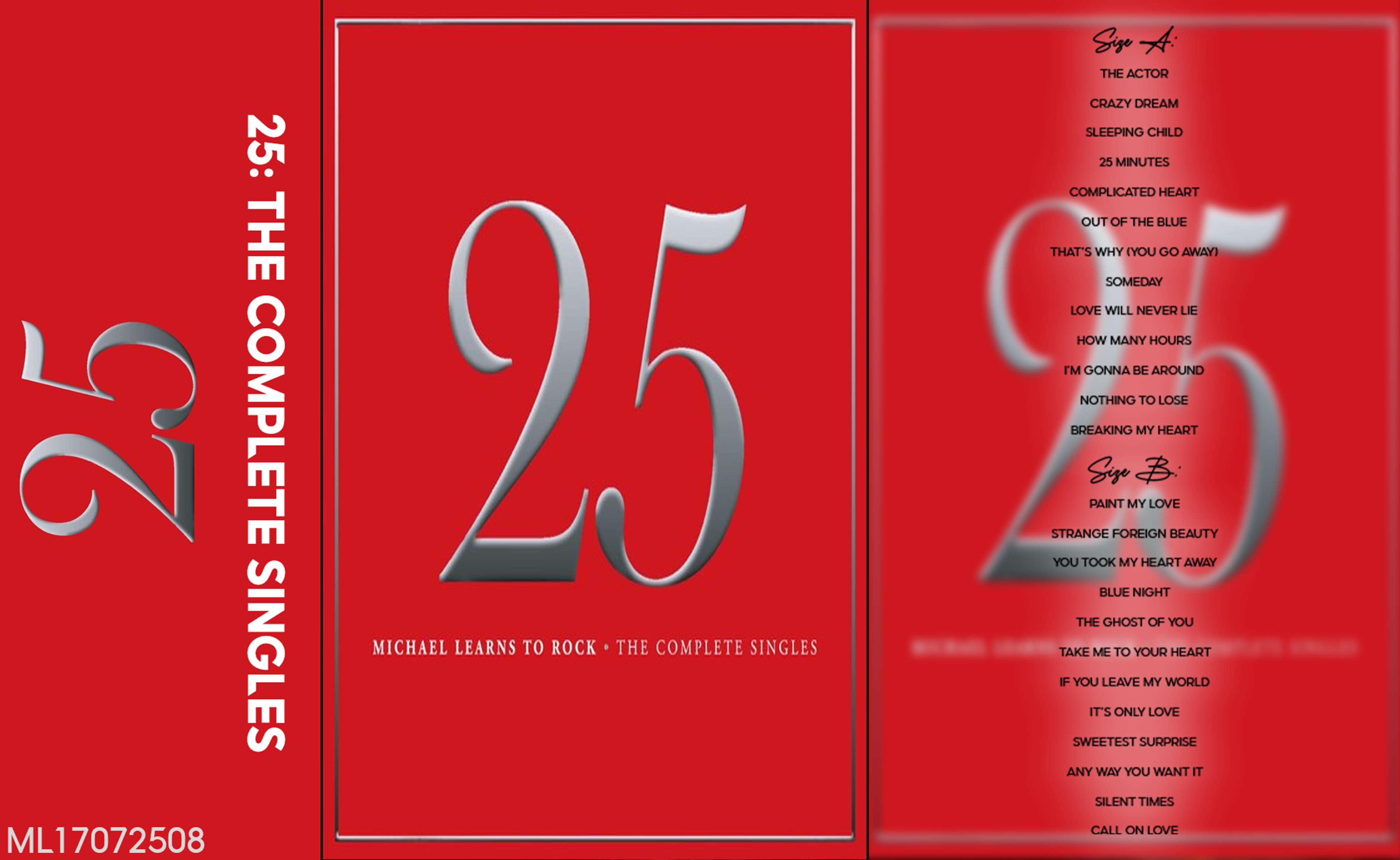 Michael Learns to Rock – 25: The Complete Singles Fanmade Analog Cassette Tape | Greatest Hits Singles Collection | Soft Rock Pop | Retro Music Gift