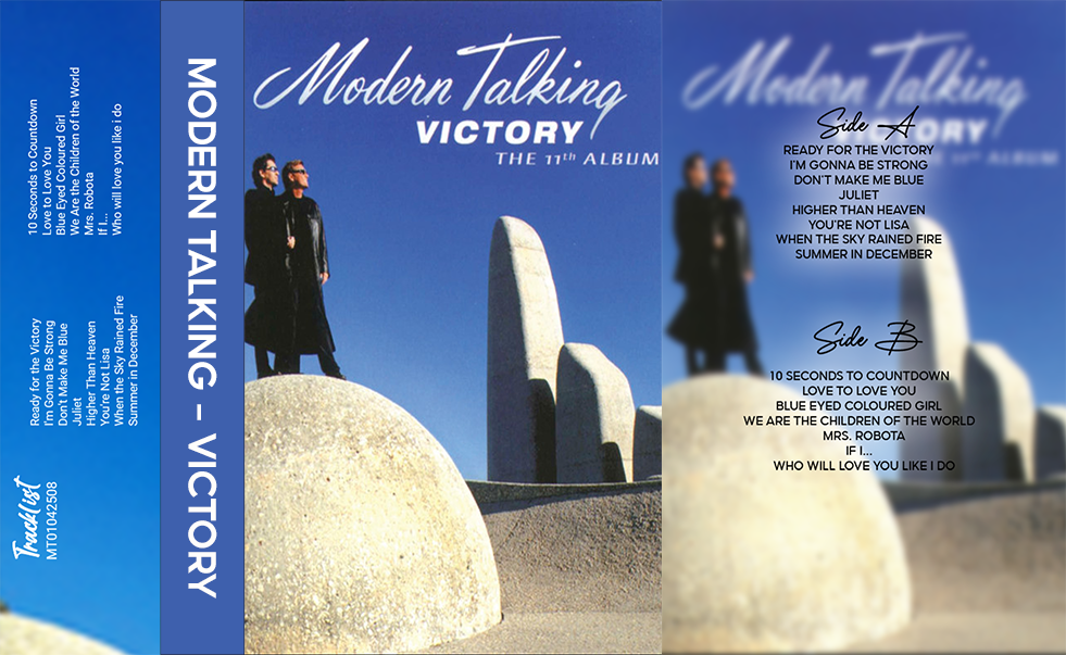 Modern Talking – Victory (2002) Fanmade Cassette Tape | Eurodance / Synth-pop Analog Cassette | Retro Vintage Cassette Collector Edition