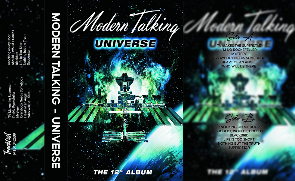 Modern Talking – Universe (2003) Fanmade Cassette Tape | Eurodance / Synth-pop Analog Cassette | Retro Vintage Cassette Collector Edition