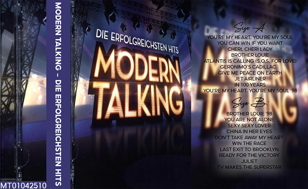 Modern Talking – Die Erfolgreichsten Hits Fanmade Cassette Tape | Eurodisco / Synth-pop Analog Cassette | Retro Vintage Cassette Collector Edition