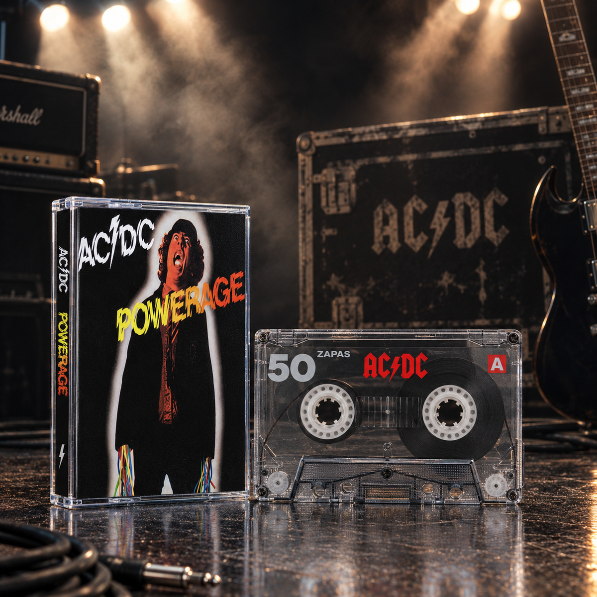 AC/DC Hard Rock Vintage Cassettes | Ultimate Classic Album Set