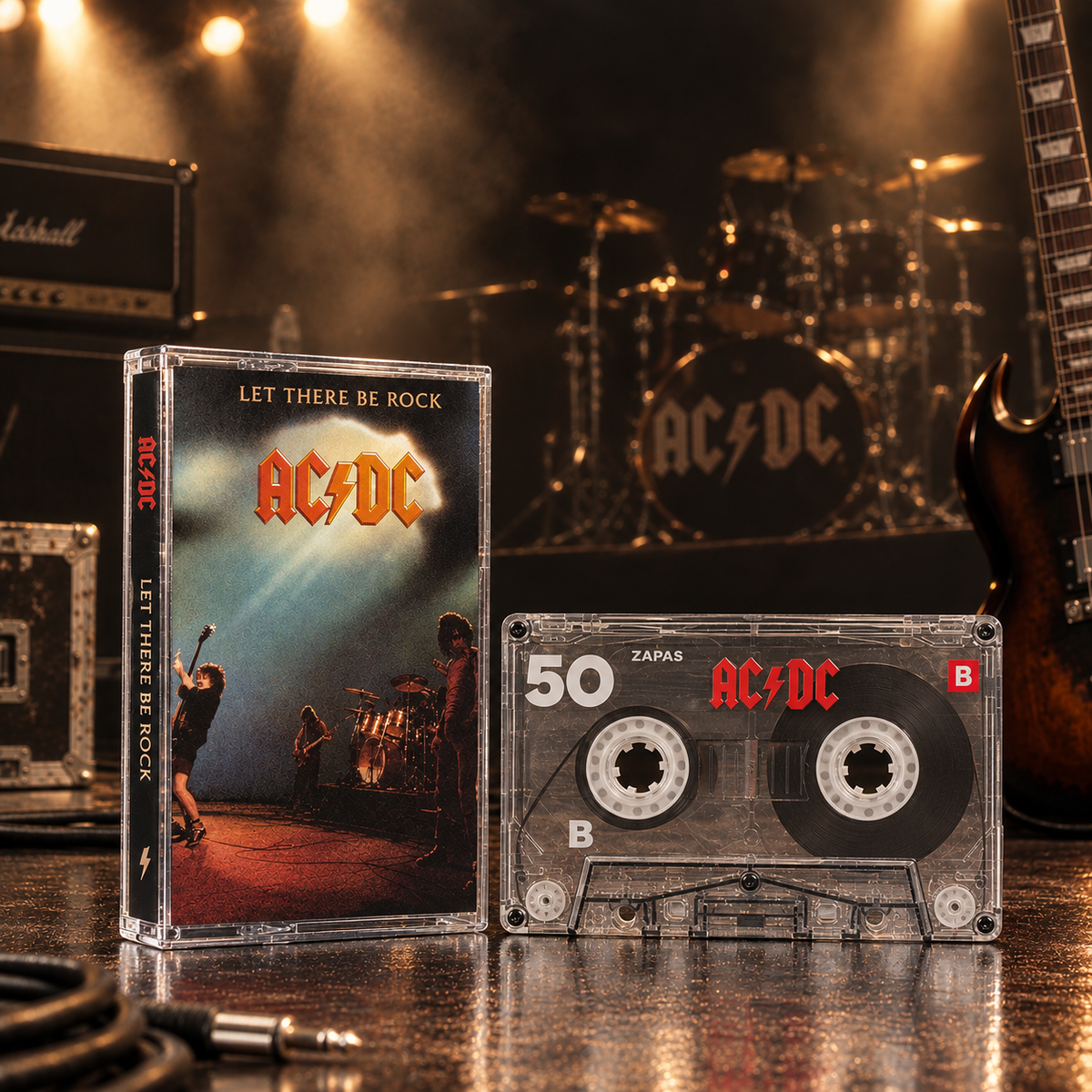 AC/DC Hard Rock Vintage Cassettes | Ultimate Classic Album Set