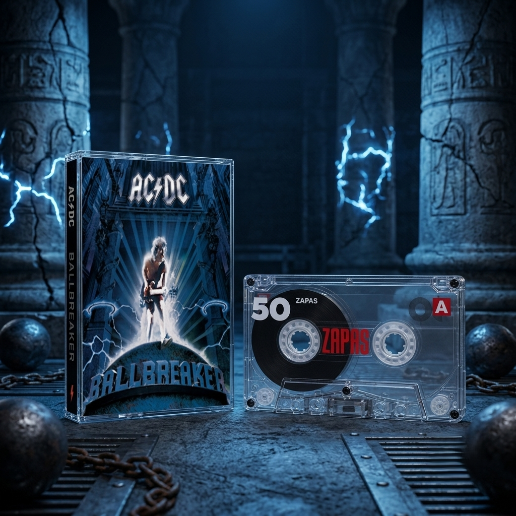 AC/DC Retro Cassettes Set | Classic Live & Modern Album Edition