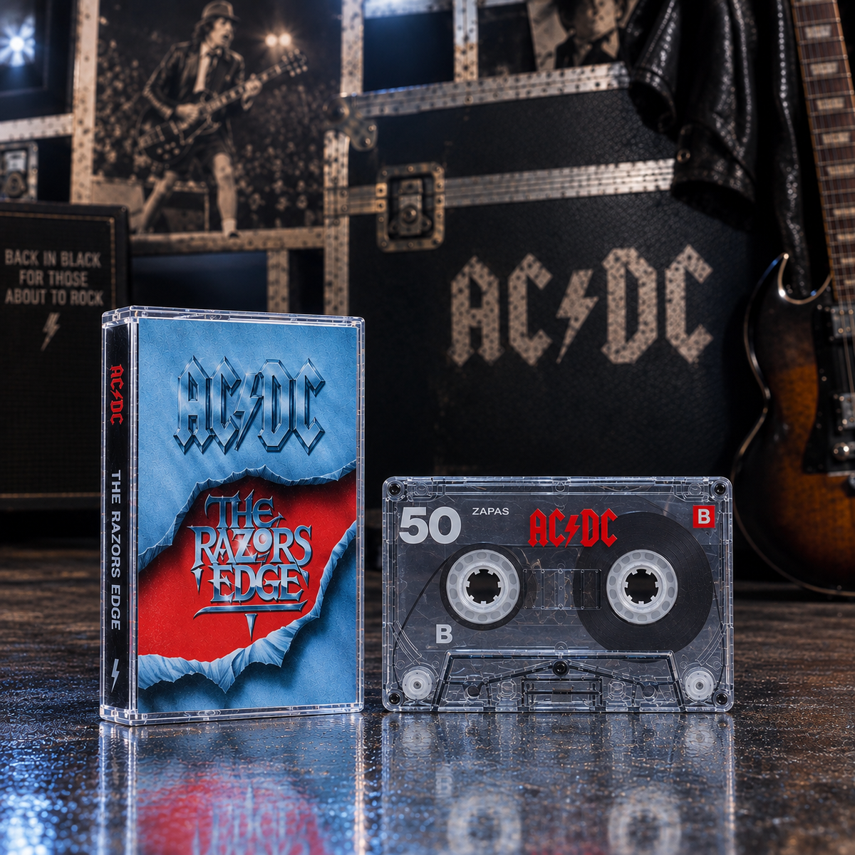 AC/DC Hard Rock Vintage Cassettes | Ultimate Classic Album Set