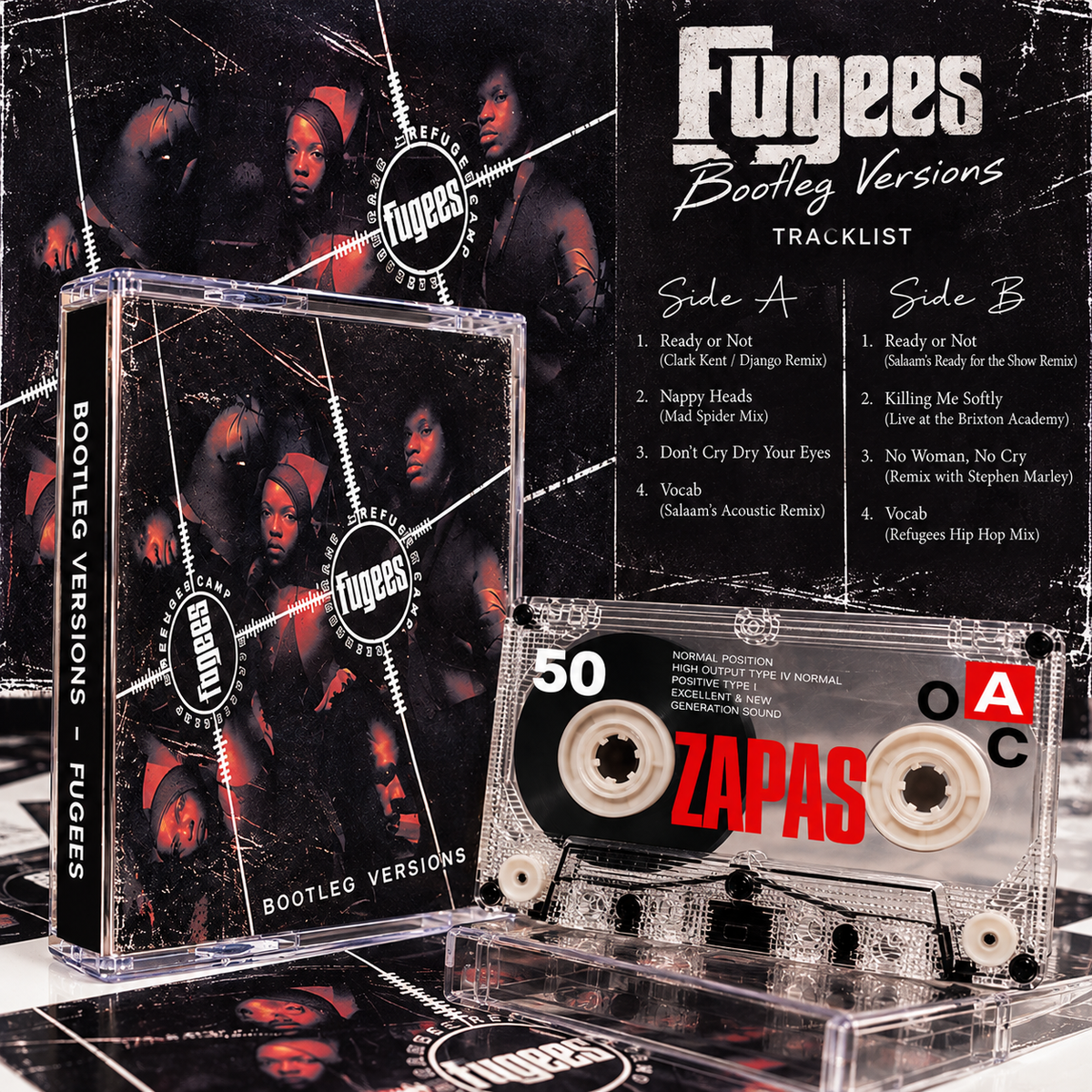 Fugees & Lauryn Hill Vintage Cassette Tape Collection | The Score, The Miseducation of Lauryn Hill, Blunted on Reality & More