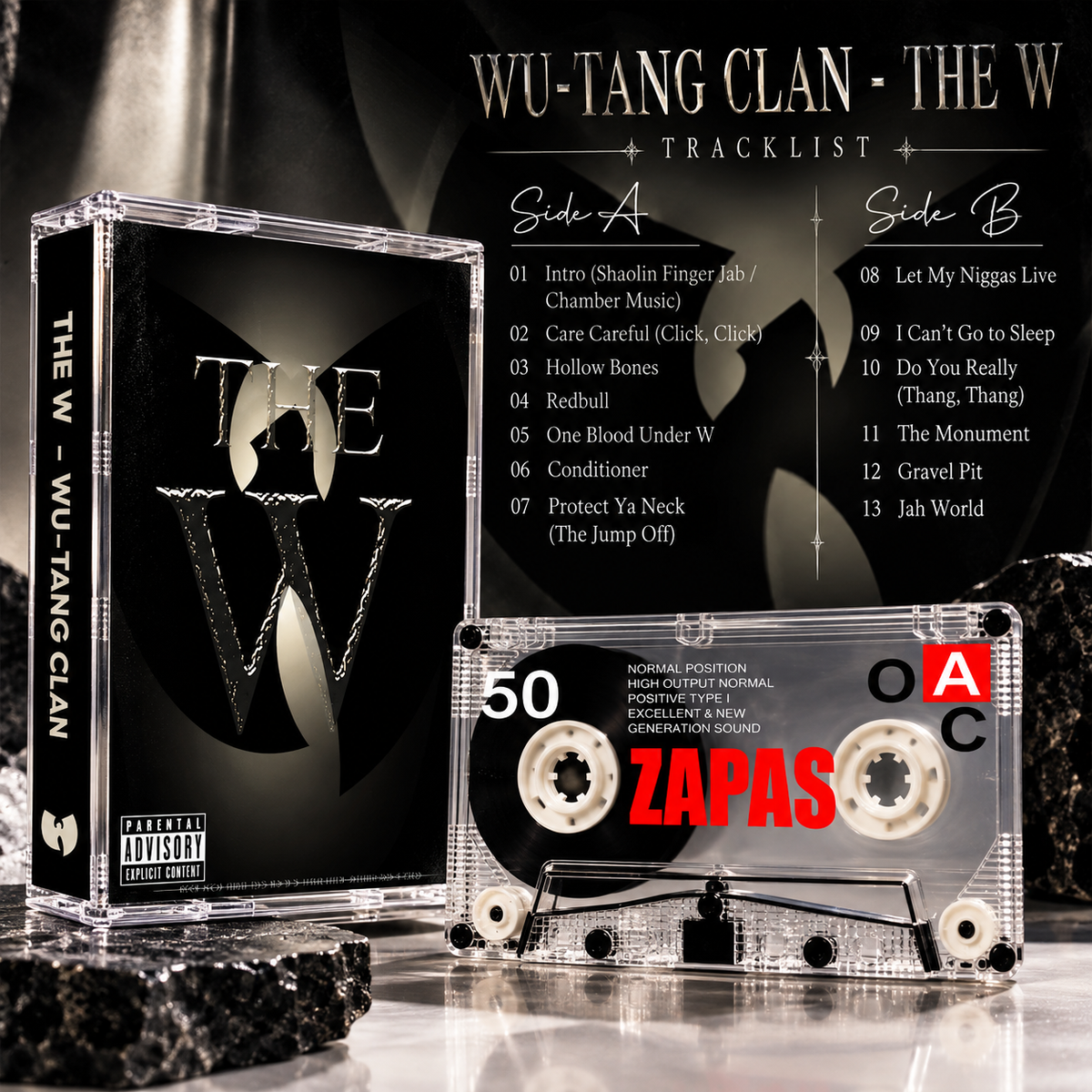 Wu-Tang Clan Vintage Cassette Tape Collection | Enter the Wu-Tang (36 Chambers), Wu-Tang Forever, The W & More