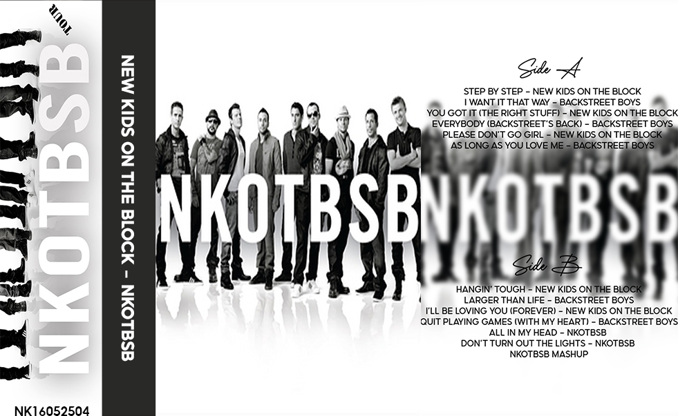 NKOTBSB – NKOTBSB Fanmade Analog Cassette Tape | Pop Boy Band Greatest Hits Vintage Collectible