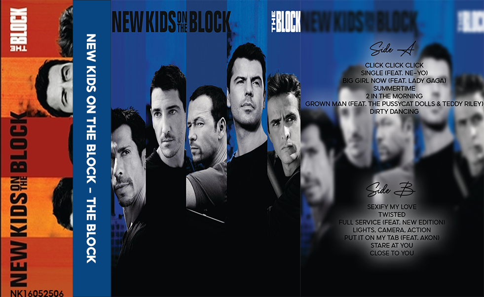 New Kids on the Block – The Block Fanmade Analog Cassette Tape | Pop R&B Comeback Album Vintage Collectible