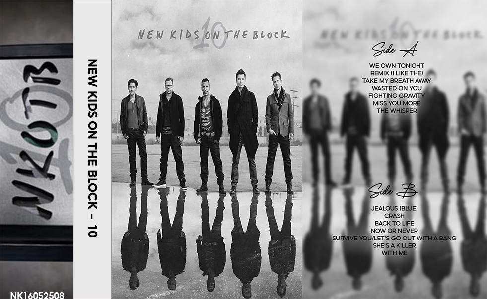 New Kids on the Block – The Block (Deluxe Edition) Fanmade Analog Cassette Tape | Pop R&B Comeback Album Vintage Collectible