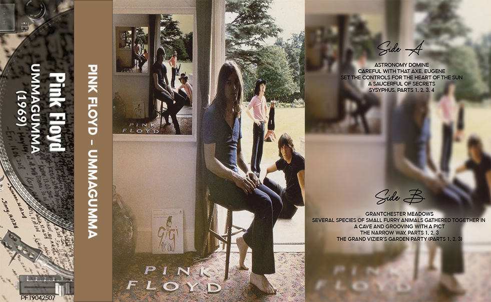 Pink Floyd – Ummagumma (1969) Fanmade Analog Cassette Tape | Psychedelic Progressive Rock | Vintage Retro Cassette | Pink Floyd Collector Gift