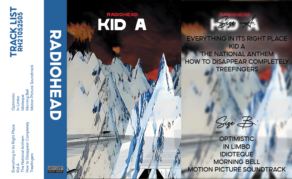 Radiohead – Kid A Mnesia Fanmade Analog Cassette Tape | Experimental Alternative Rock Vintage Collectible 🎧