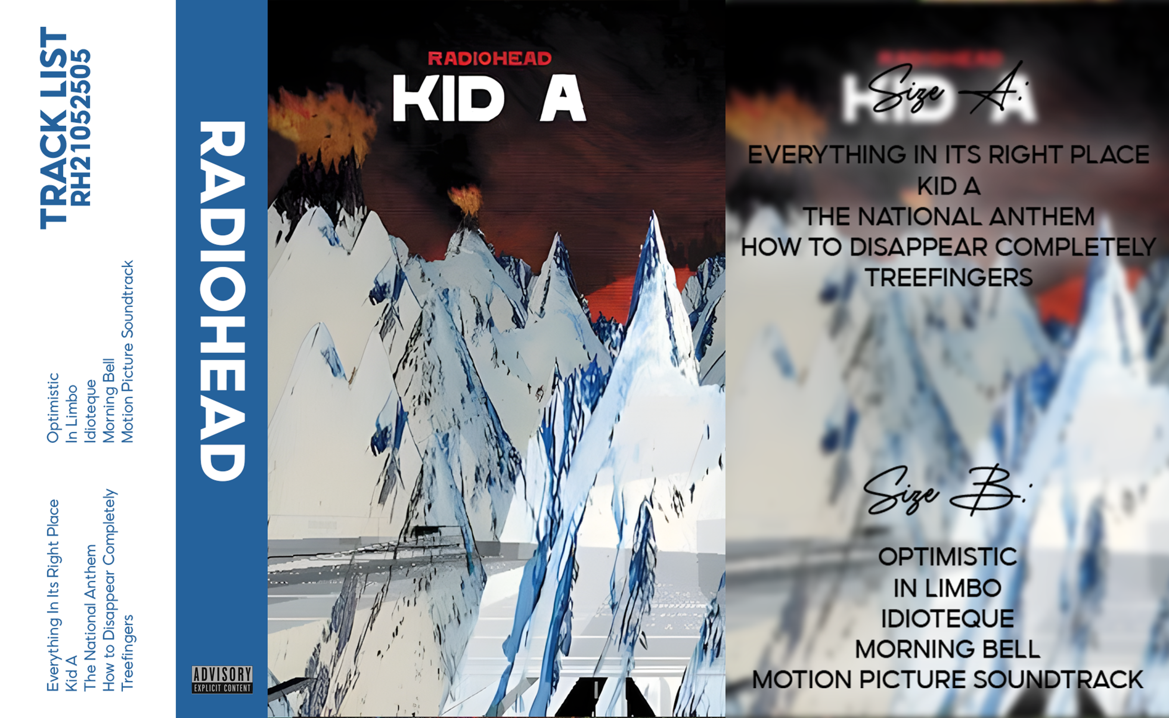 Radiohead – Kid A Mnesia Fanmade Analog Cassette Tape | Experimental Alternative Rock Vintage Collectible 🎧
