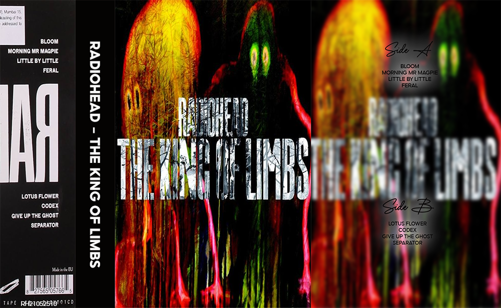 Radiohead – The King of Limbs Fanmade Analog Cassette Tape | Experimental Electronic Alternative Rock Vintage Collectible