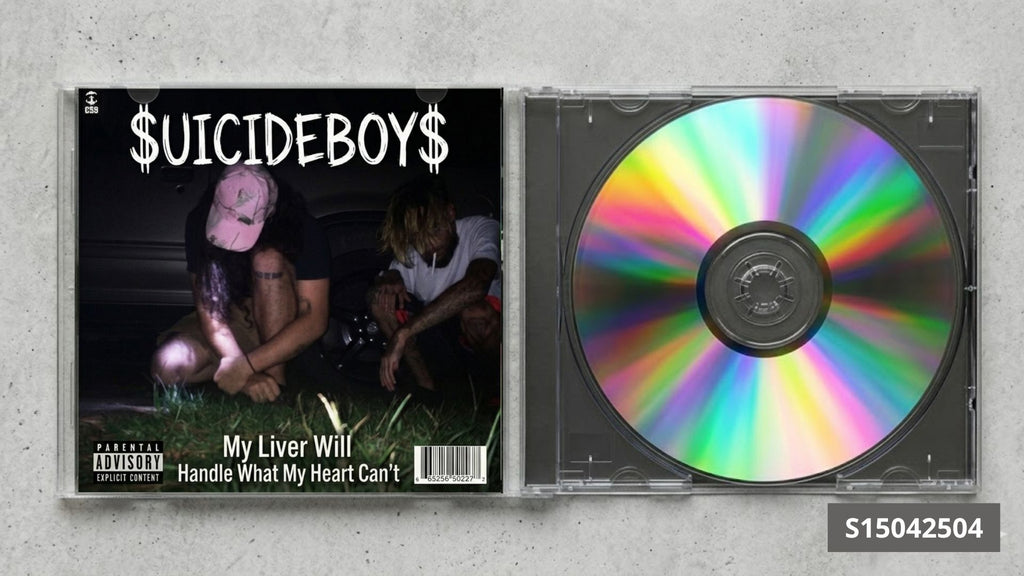 $uicideboy$ – My Liver Will Handle What My Heart Can't CD Fanade | Underground Rap Collector’s Edition | Custom CD Album