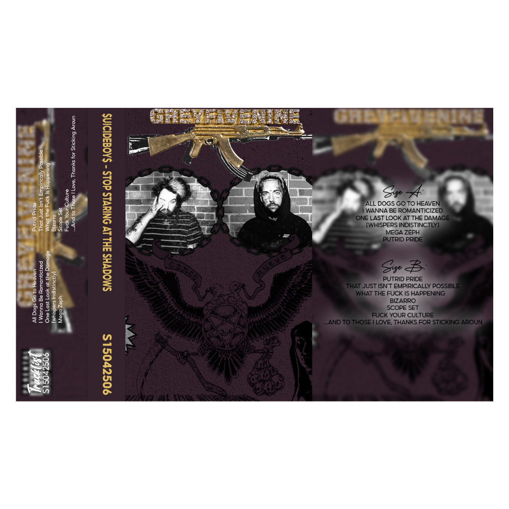 $uicideboy$ Cassette Tape Set – Underground Hip Hop Collection (4 Albums)