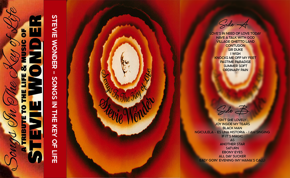 Stevie Wonder – Songs in the Key of Life Fanmade Analog Cassette Tape | Classic Soul R&B Vintage Collectible 🎧-