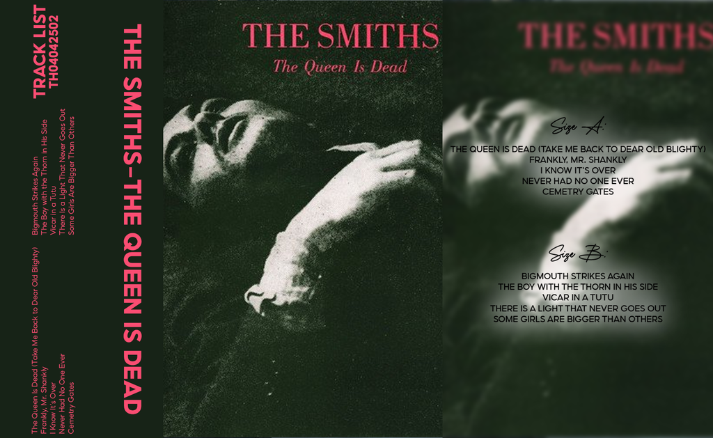 The Smiths – The Queen Is Dead Fanmade Analog Cassette Tape | Indie Rock Vintage Cassette | Retro Music Collectible