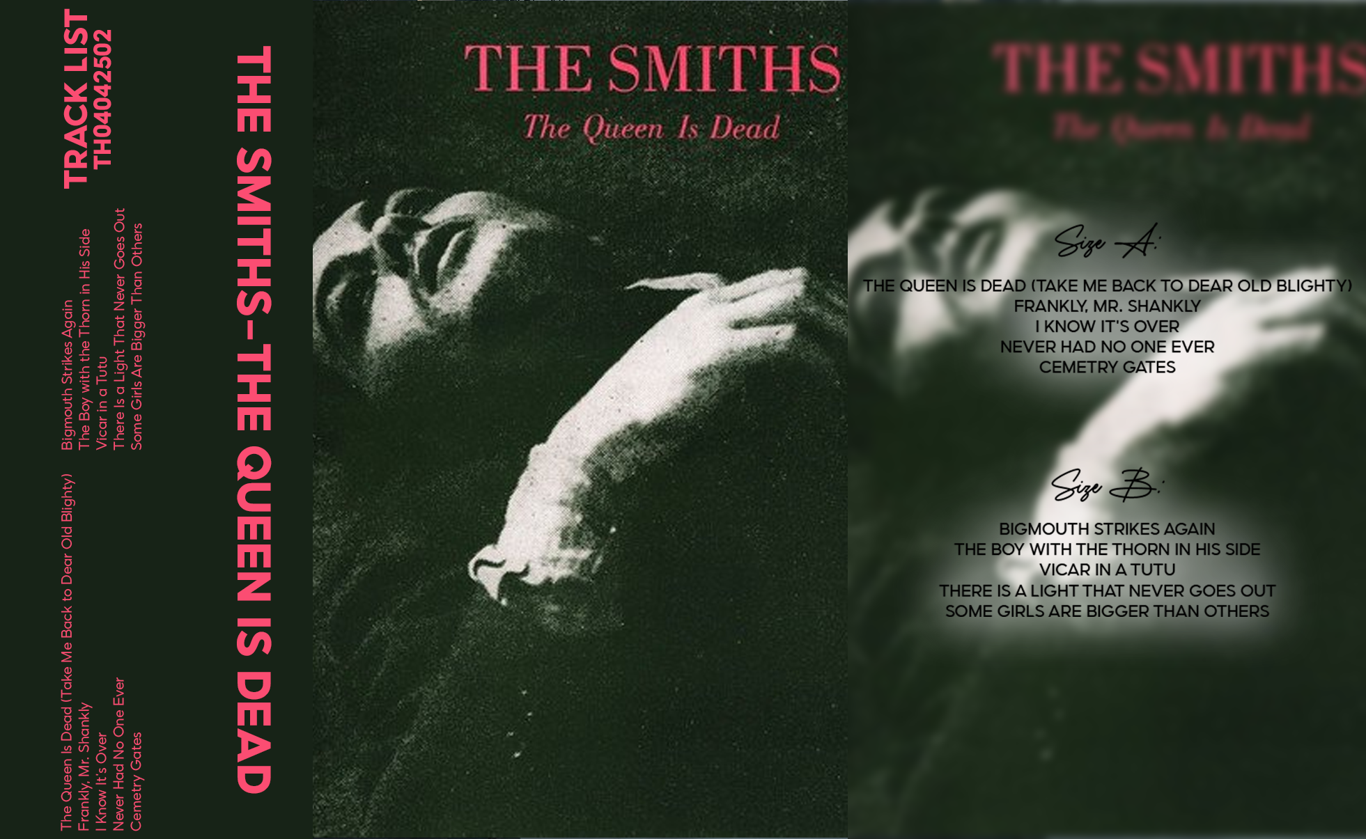 The Smiths – The Queen Is Dead Fanmade Analog Cassette Tape | Indie Rock Vintage Cassette | Retro Music Collectible