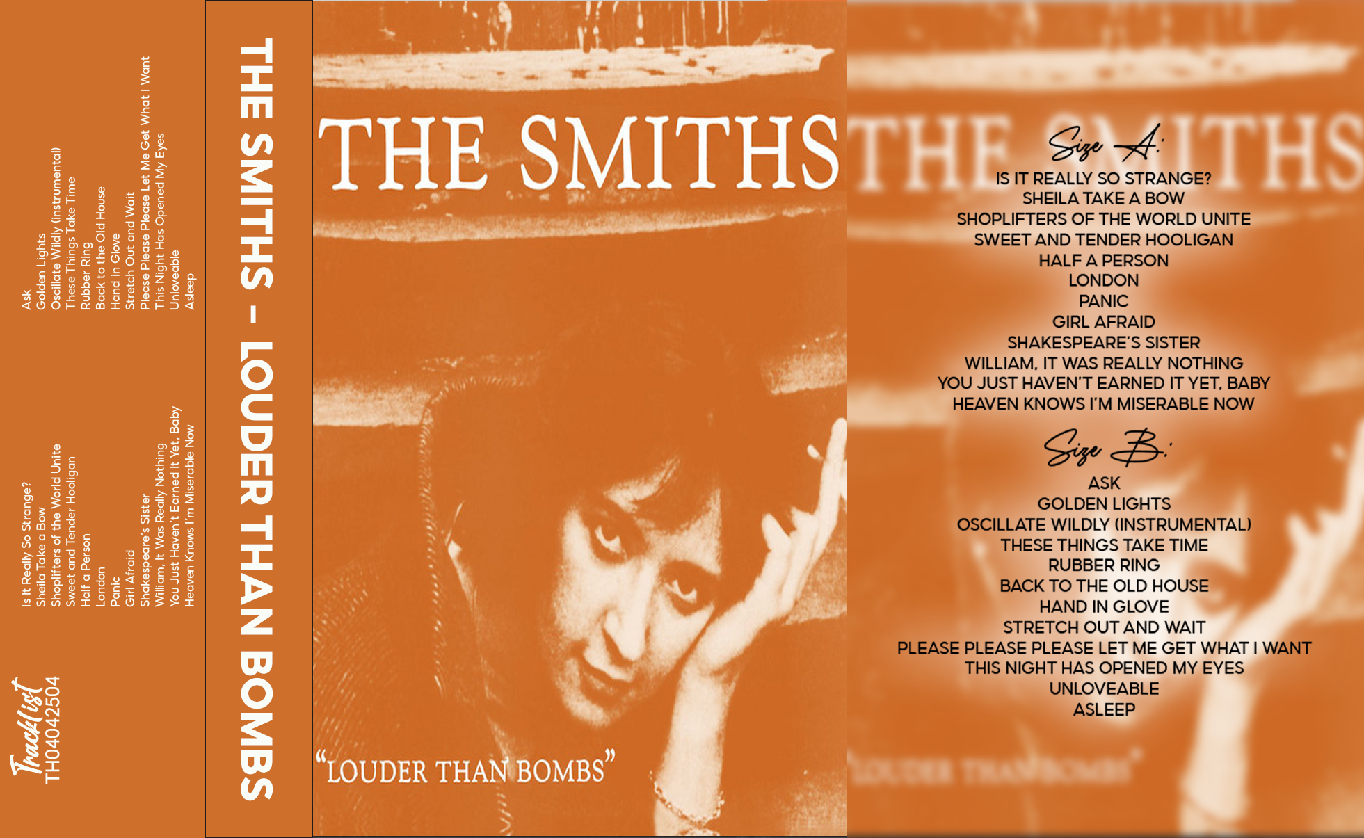 The Smiths – Louder Than Bombs Fan-made Analog Cassette Tape | Indie Rock Compilation | Vintage Retro Music Cassette Collectible
