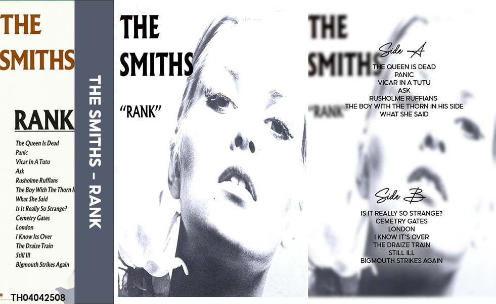 The Smiths – Rank Fanmade Analog Cassette Tape | Live Indie Rock Album | Vintage Retro Music Cassette Collectible