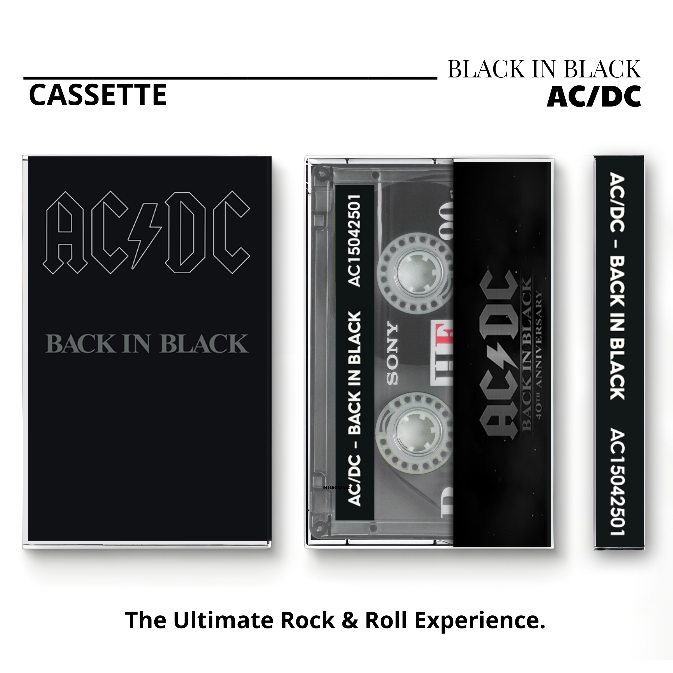 AC/DC Hard Rock Vintage Cassettes | Ultimate Classic Album Set