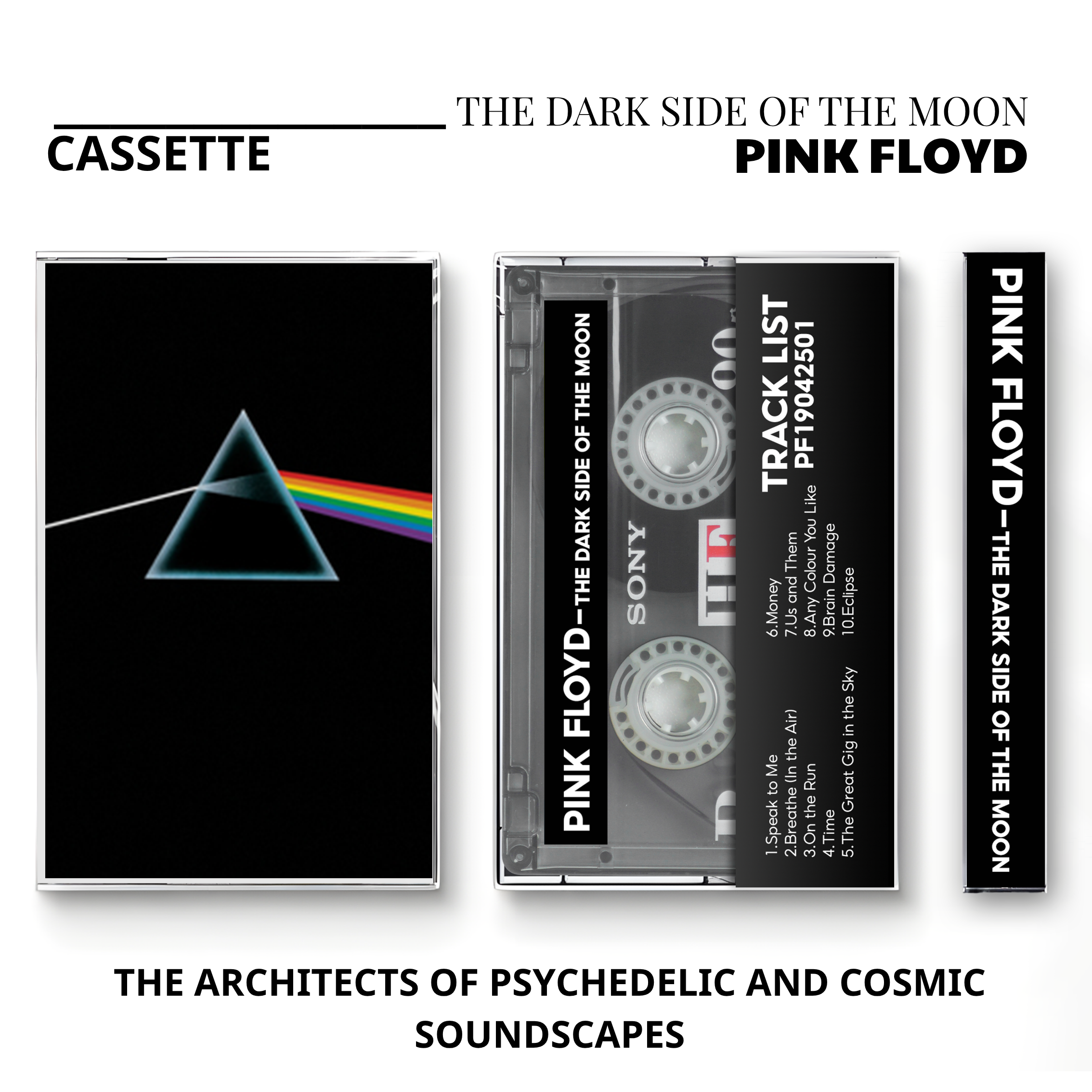 Pink Floyd Vintage Cassette Tapes | Progressive & Psychedelic Rock Set