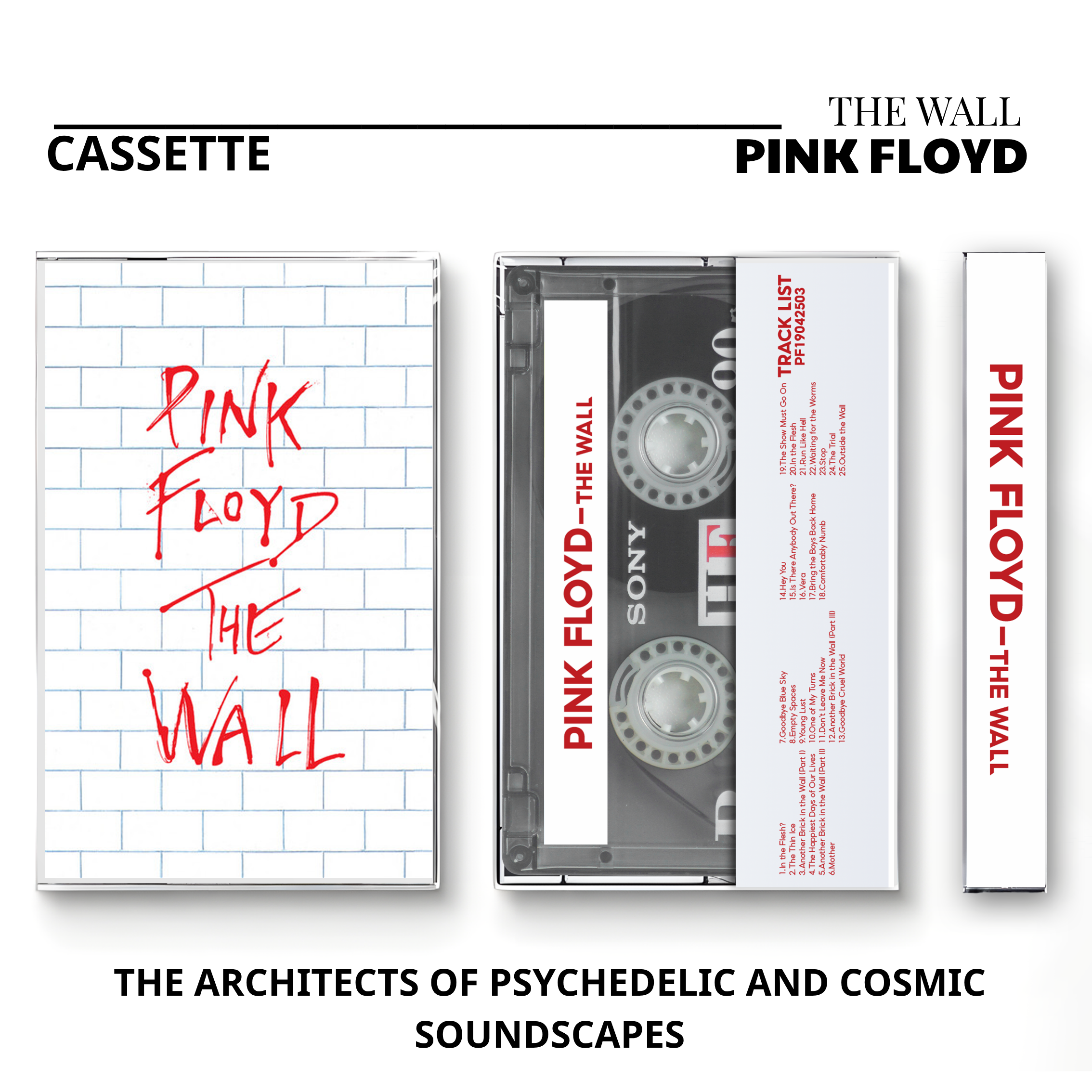 Pink Floyd Vintage Cassette Tapes | Progressive & Psychedelic Rock Set