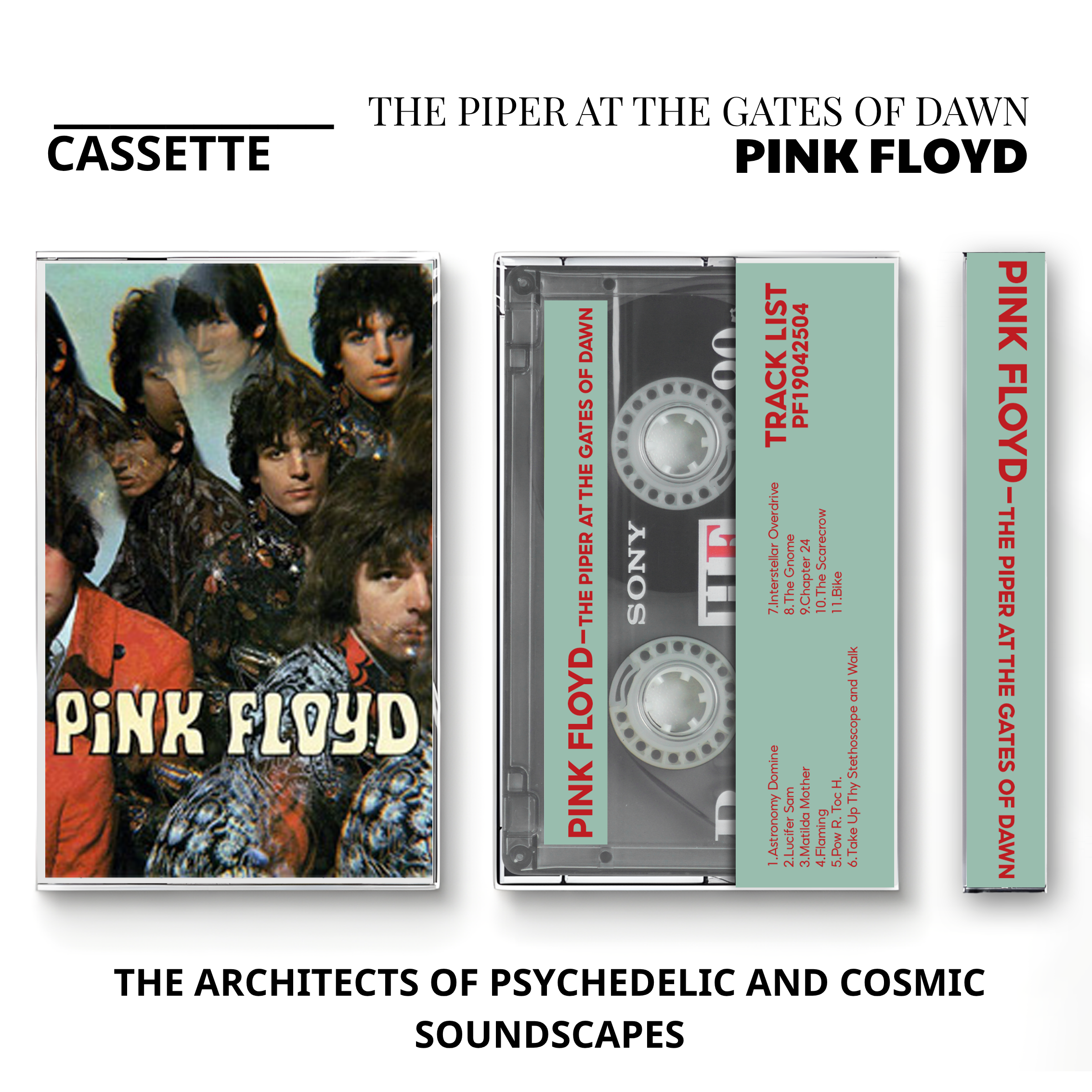 Pink Floyd Vintage Cassette Tapes | Progressive & Psychedelic Rock Set
