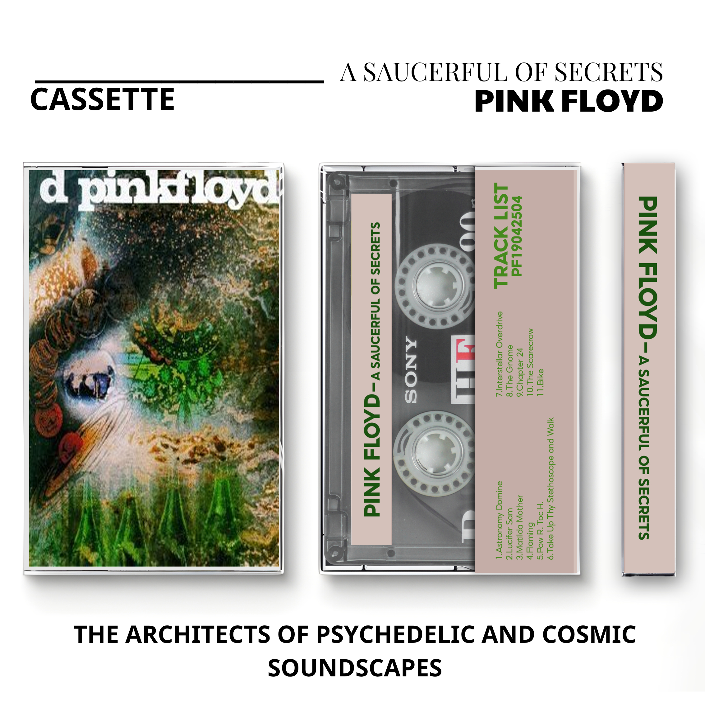 Pink Floyd Vintage Cassette Tapes | Progressive & Psychedelic Rock Set