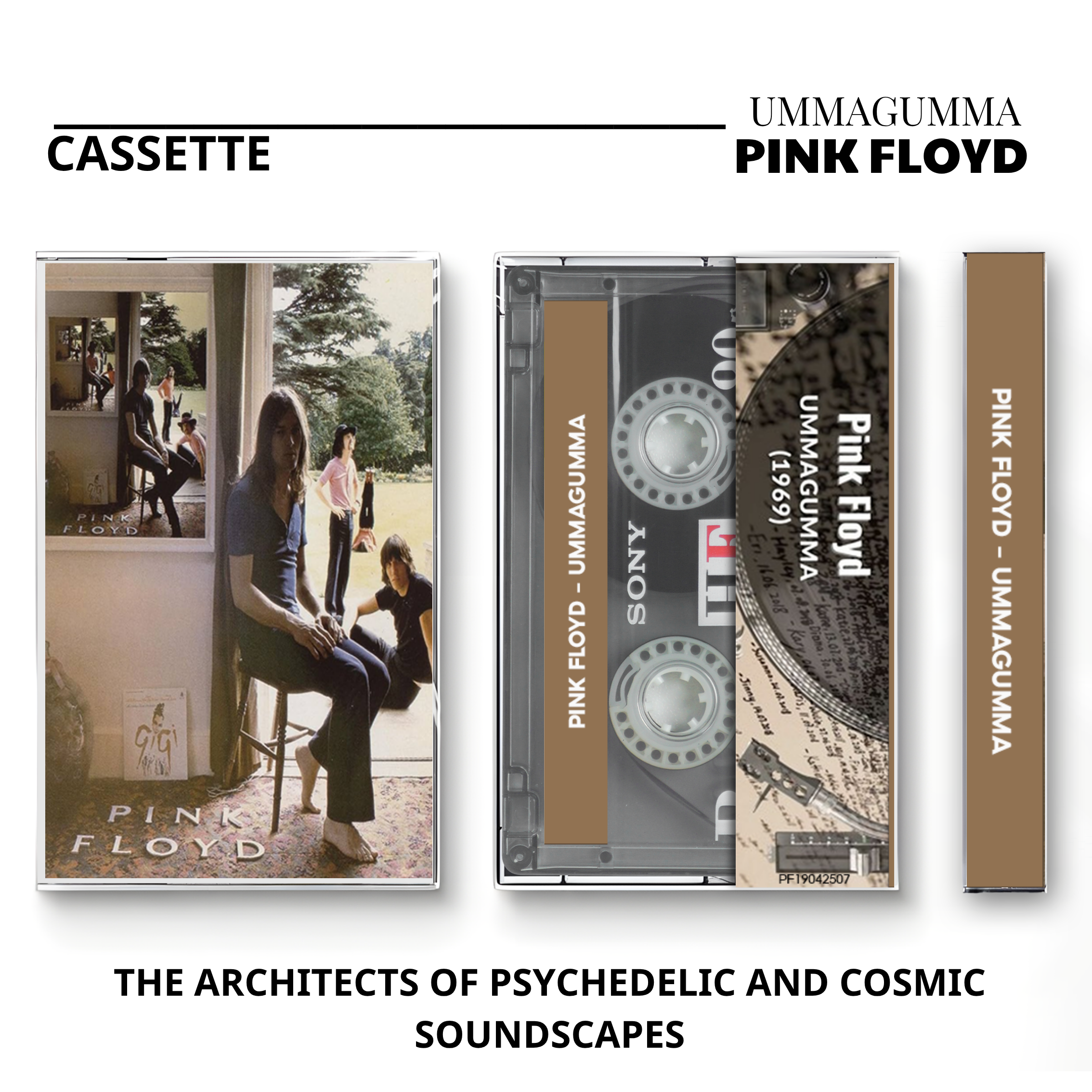 Pink Floyd Vintage Cassette Tapes | Avant-Garde & Progressive Rock Set