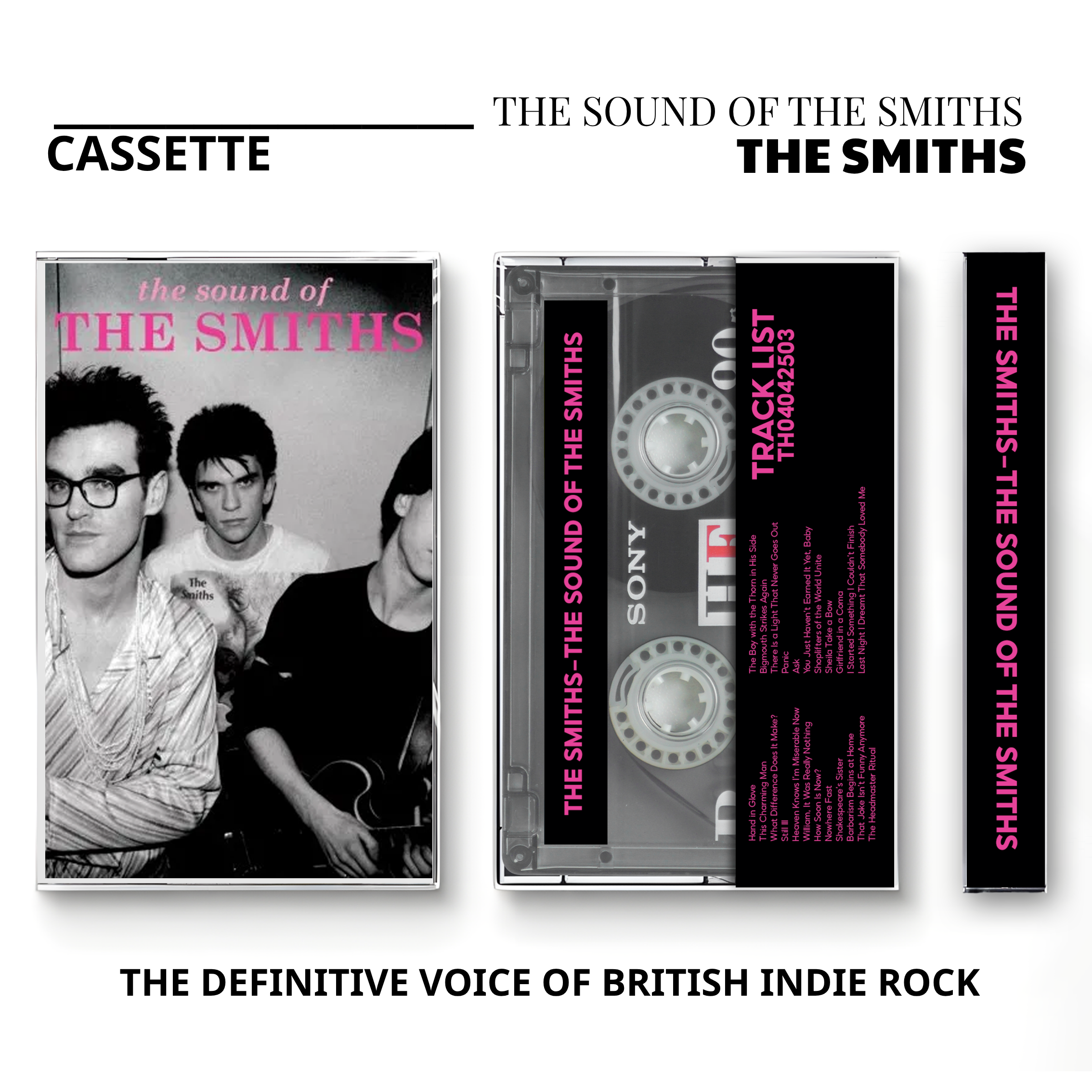 The Smiths Vintage Cassette Tapes | Jangle Pop & Indie Rock Essential Set
