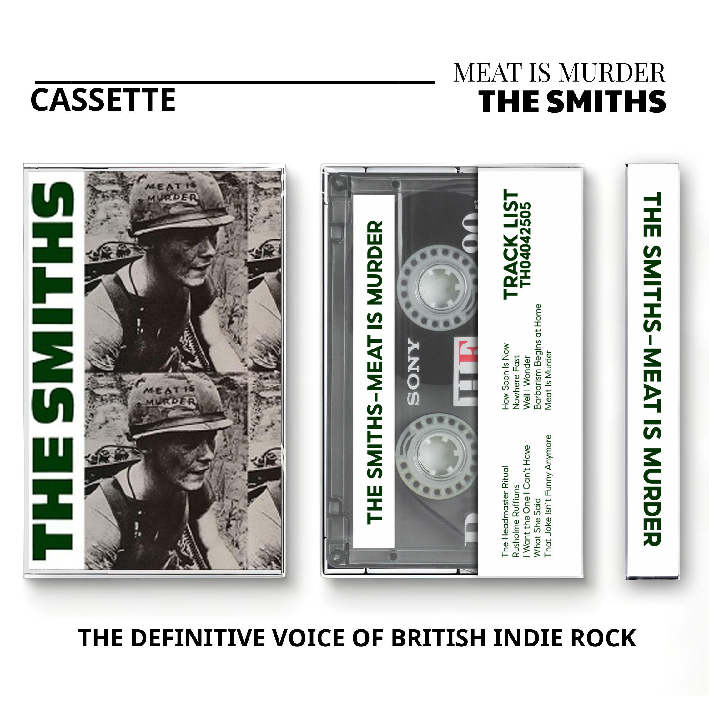 The Smiths Vintage Cassette Tapes | Jangle Pop & Indie Rock Essential Set
