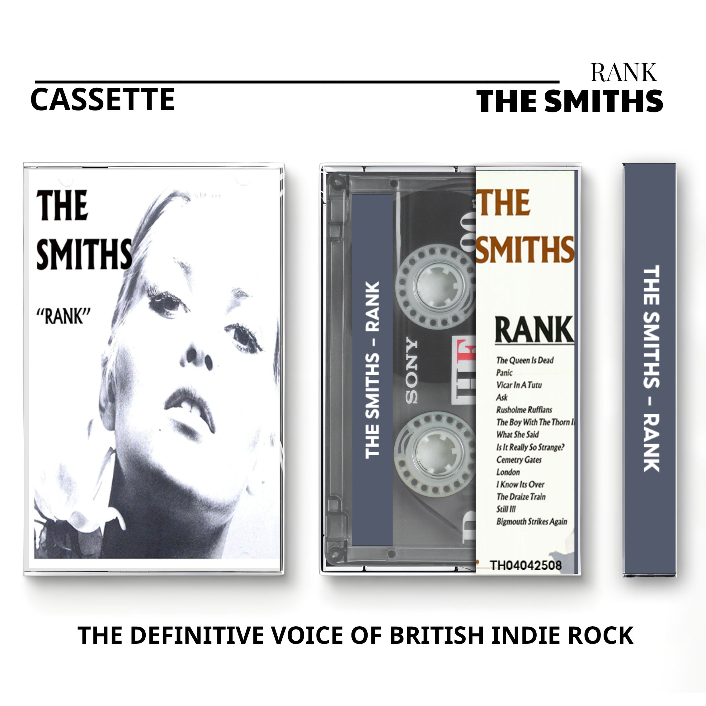 The Smiths Vintage Cassette Tapes | The World Won't Listen & Live Rank Set