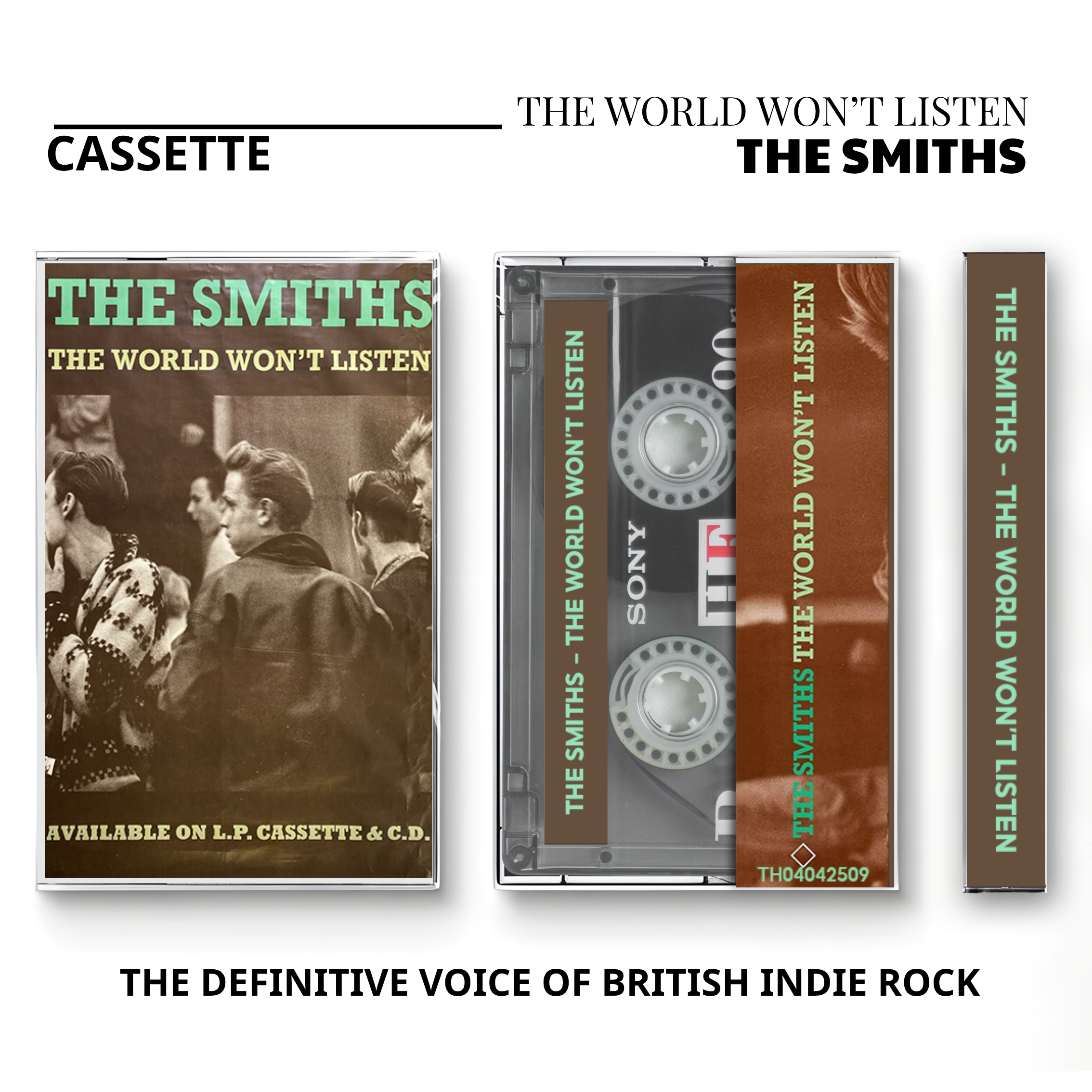 The Smiths Vintage Cassette Tapes | The World Won't Listen & Live Rank Set