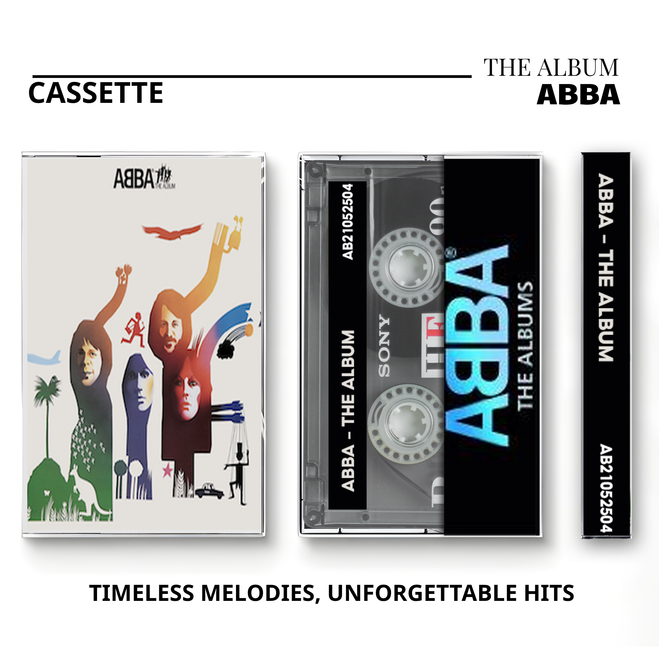 ABBA Vintage Cassette Tapes | Greatest Hits & Classic Disco Set