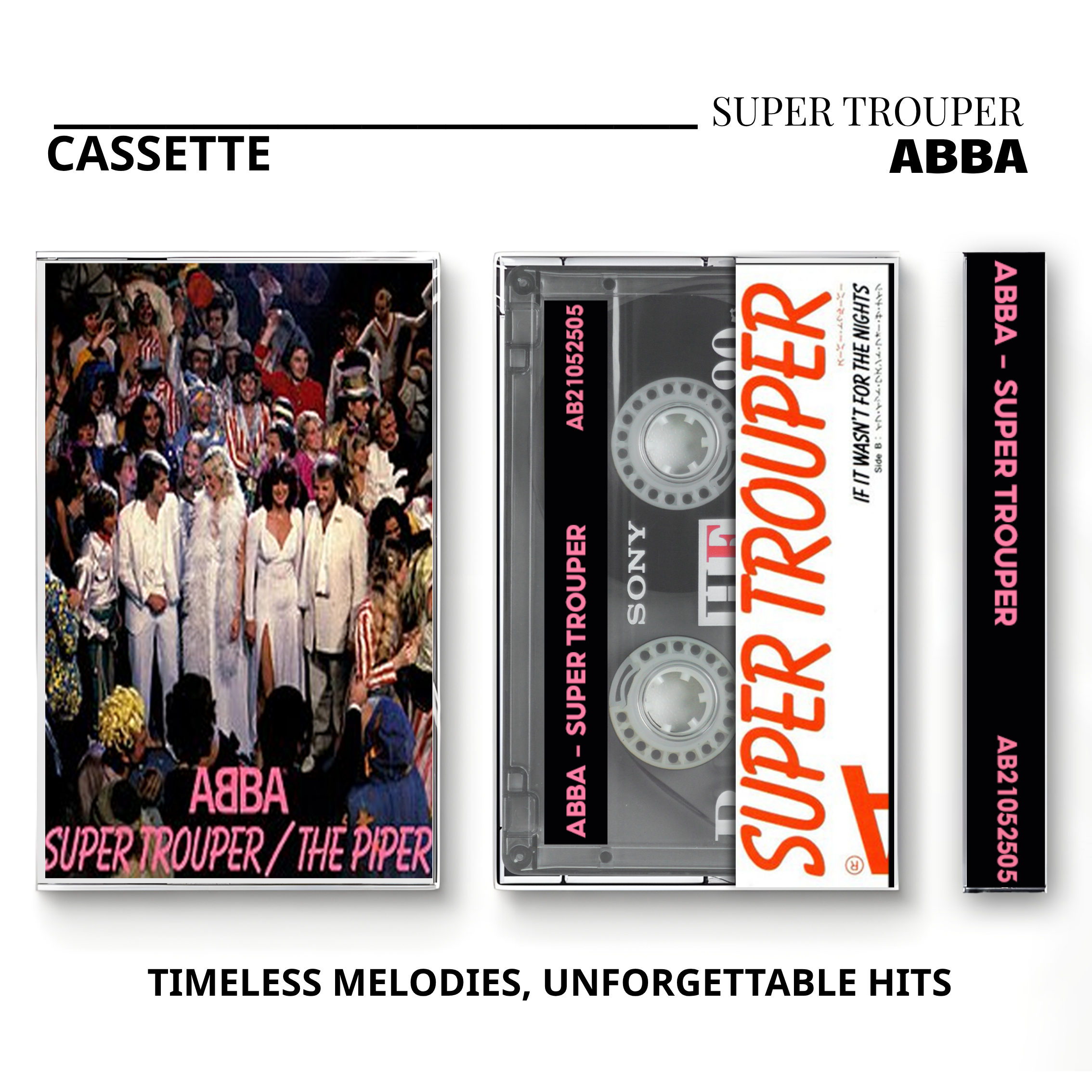 ABBA Vintage Cassette Tapes | Greatest Hits & Classic Disco Set