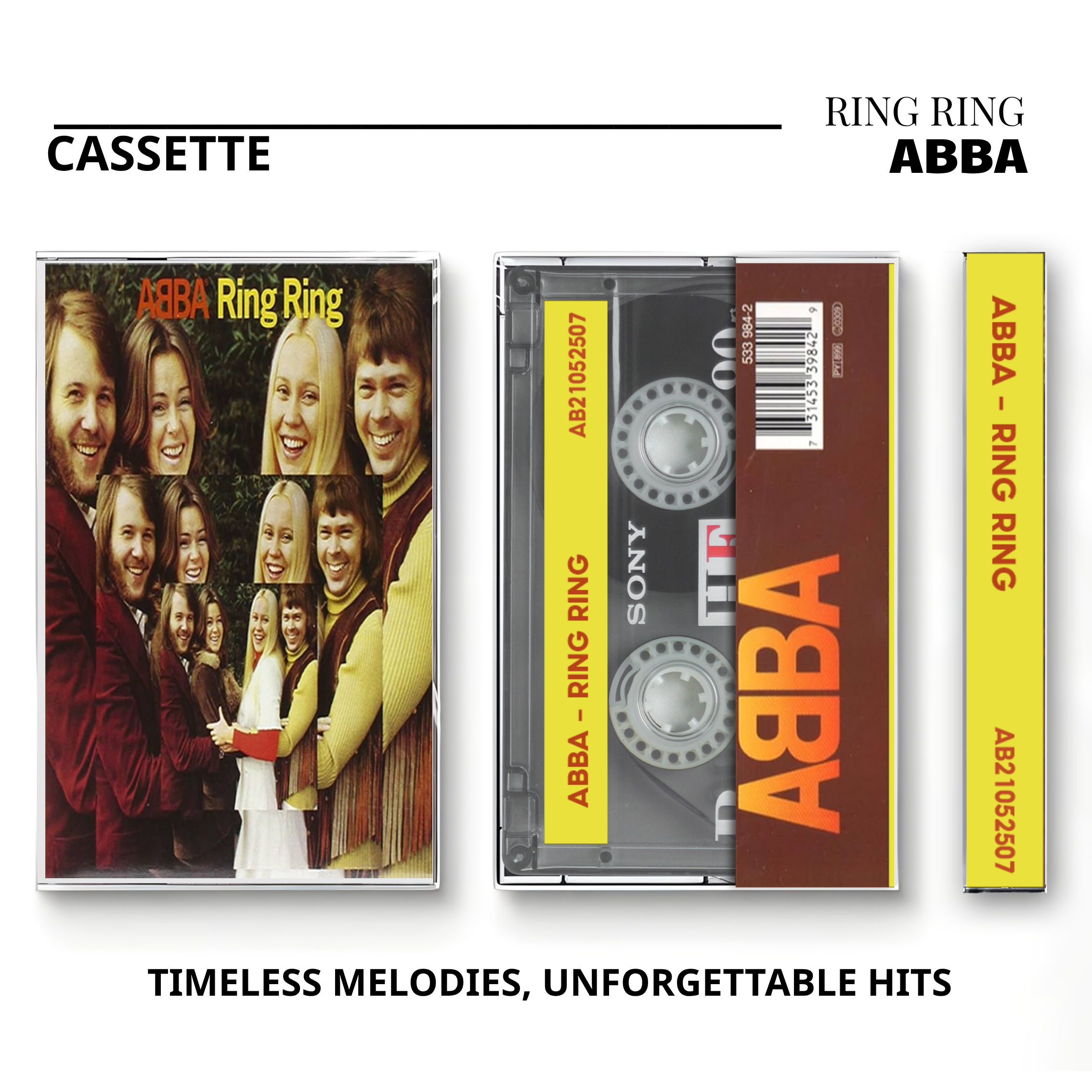 ABBA Vintage Cassette Tapes | Waterloo & The Visitors Classic Set