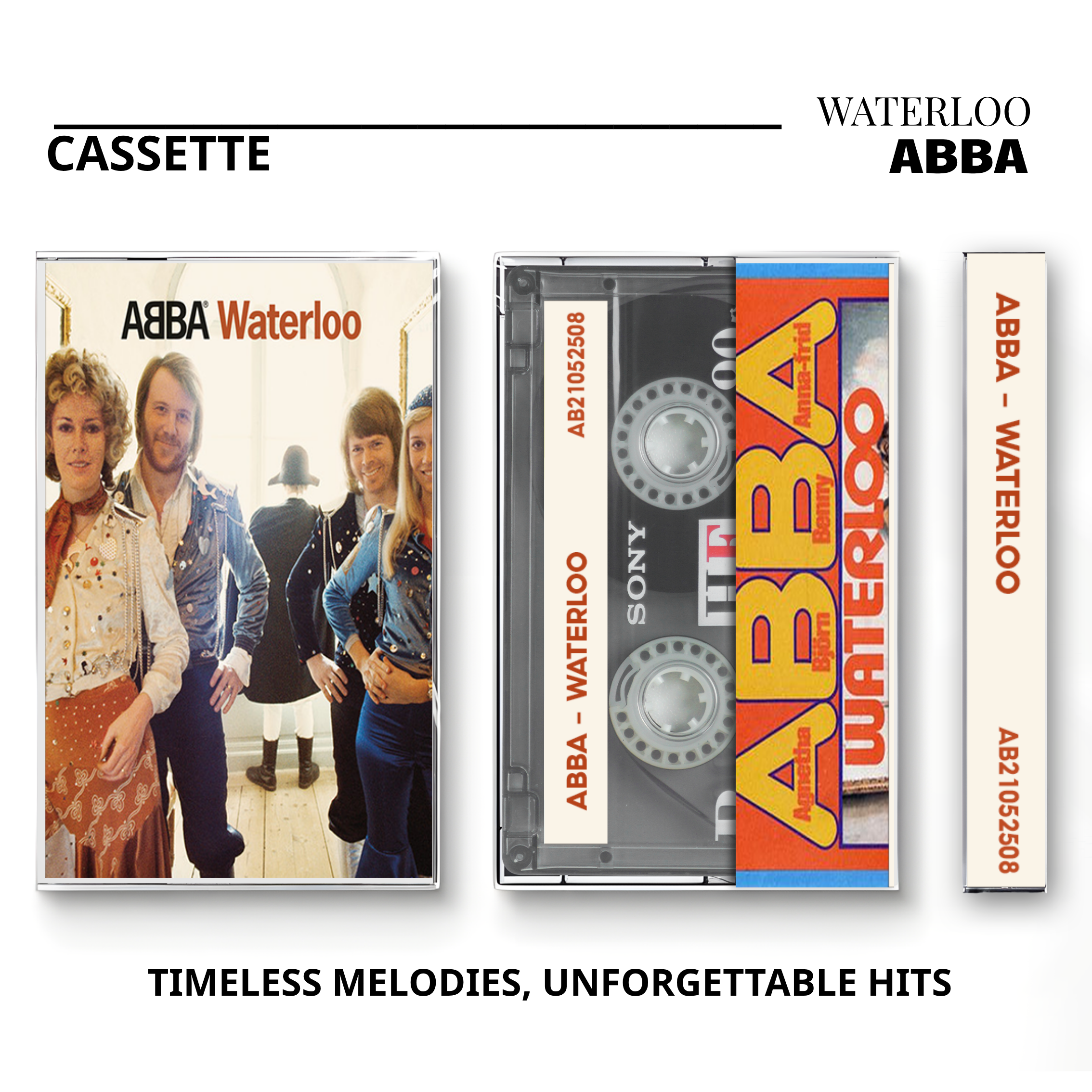 ABBA Vintage Cassette Tapes | Waterloo & The Visitors Classic Set