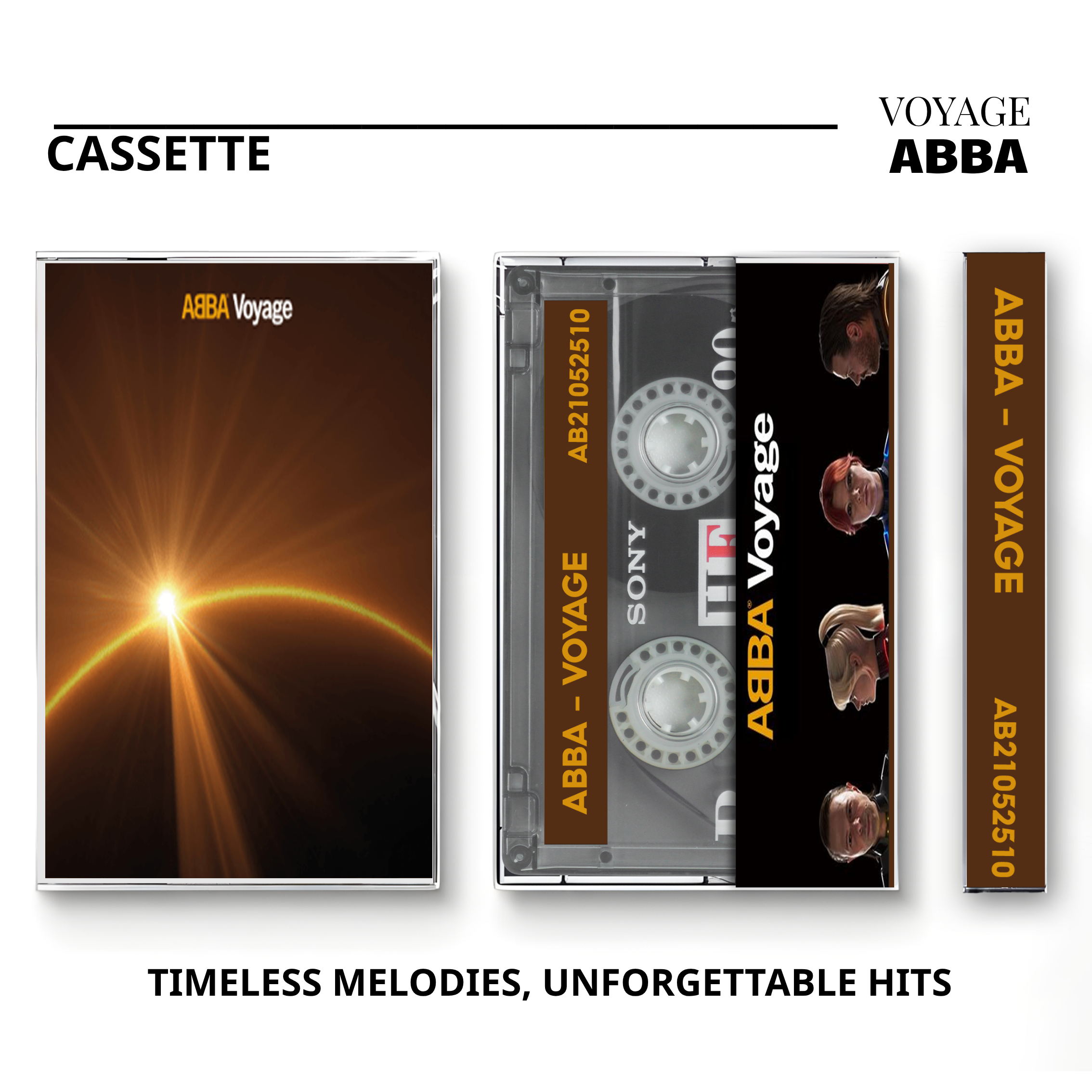 ABBA Vintage Cassette Tapes | Waterloo & The Visitors Classic Set